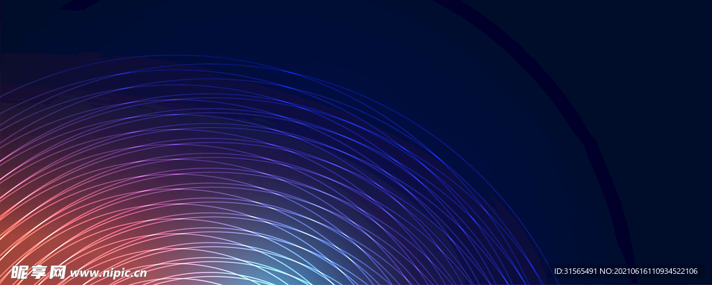 蓝色科技感背景 