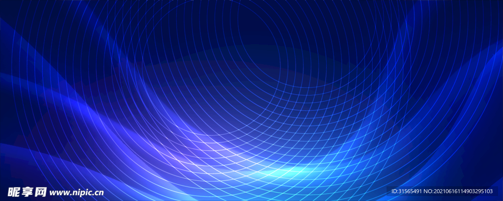 蓝色科技背景