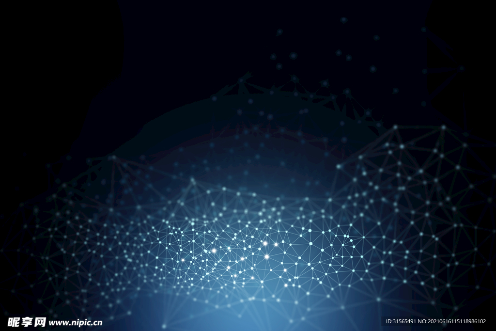 蓝色科技感背景