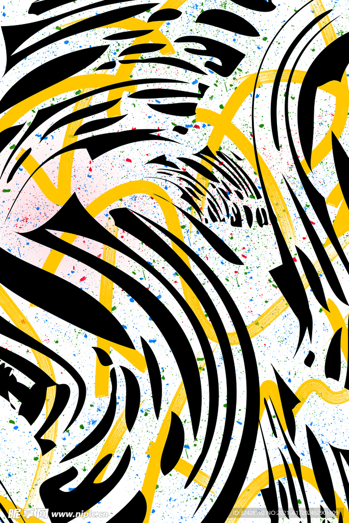 条纹 印花 分层