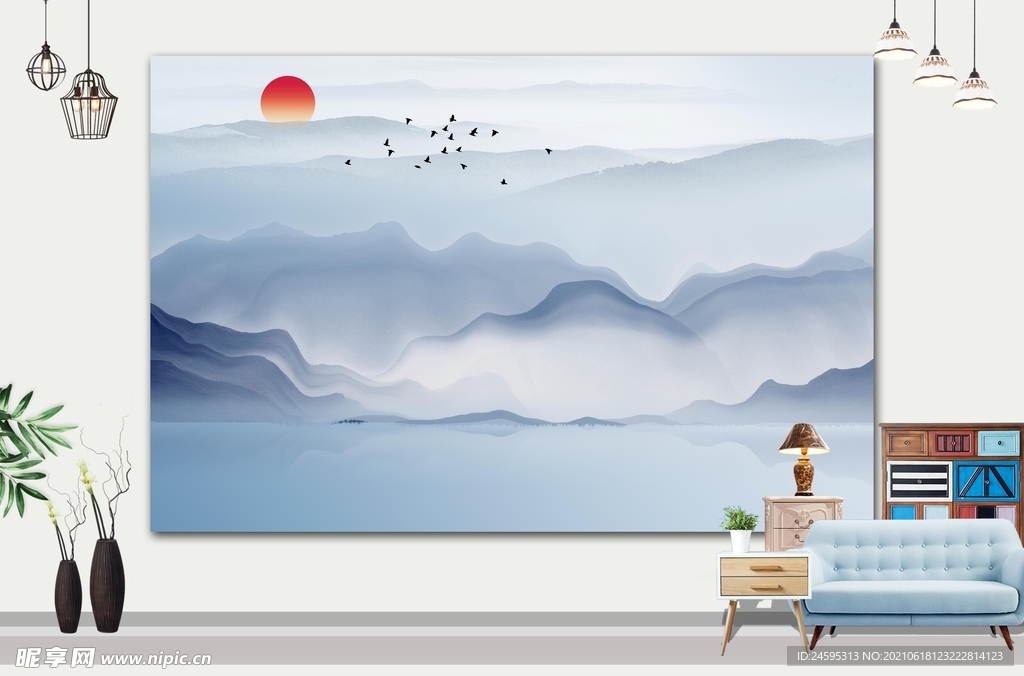 山水画 