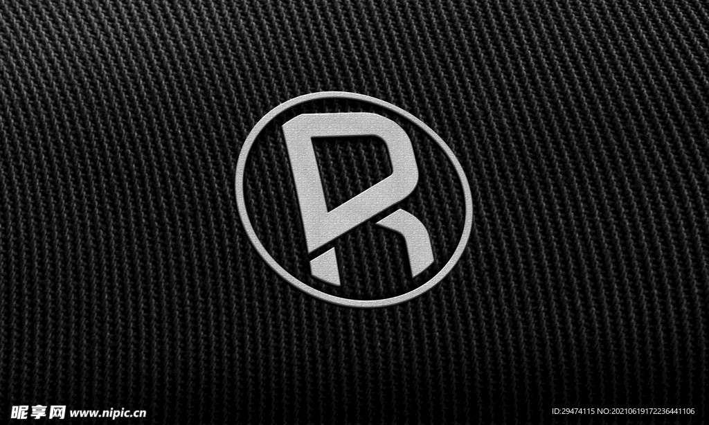布料材质logo样机