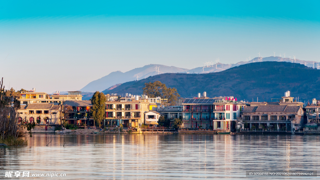 户外城市建筑自然景观背景素材