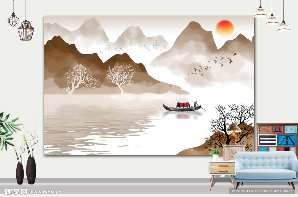 山水画 