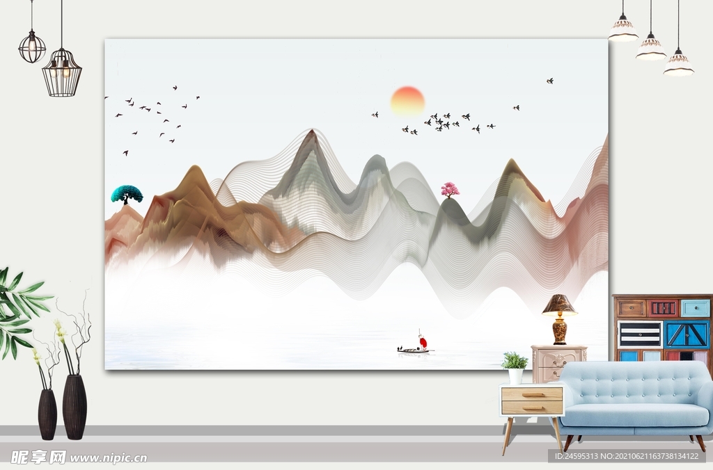 山水画 