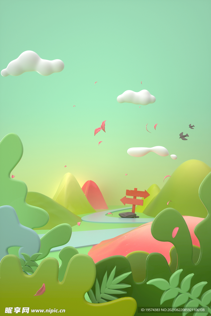 C4D创意电商场景
