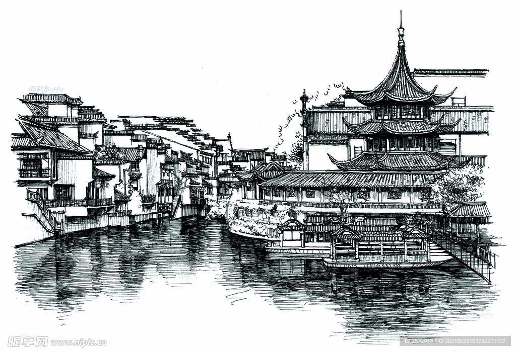 江畔美景