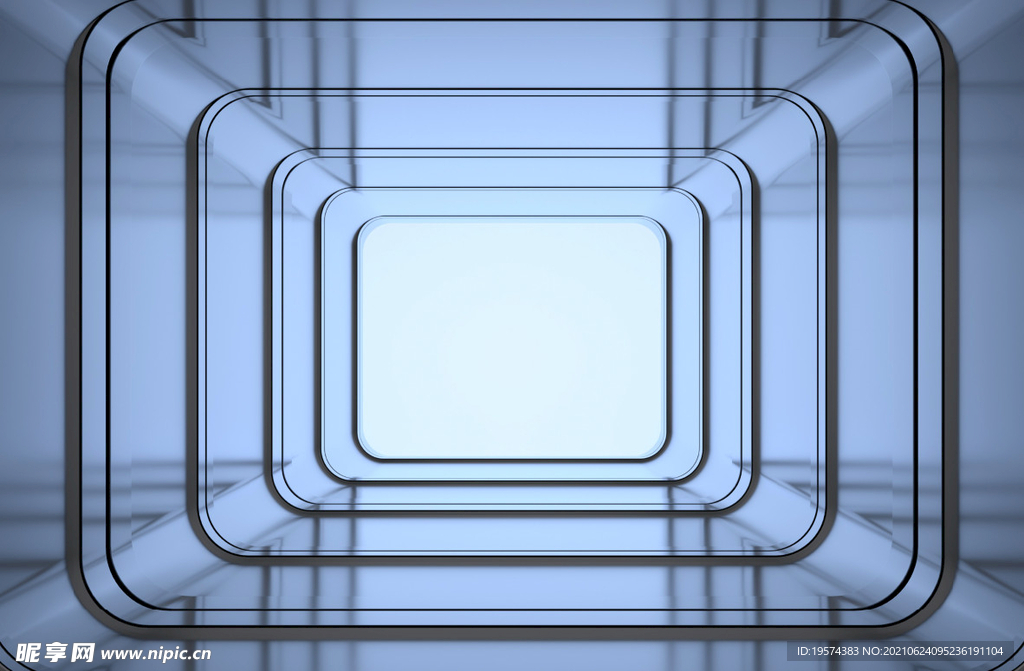 C4D模型炫酷风格电商立体场景