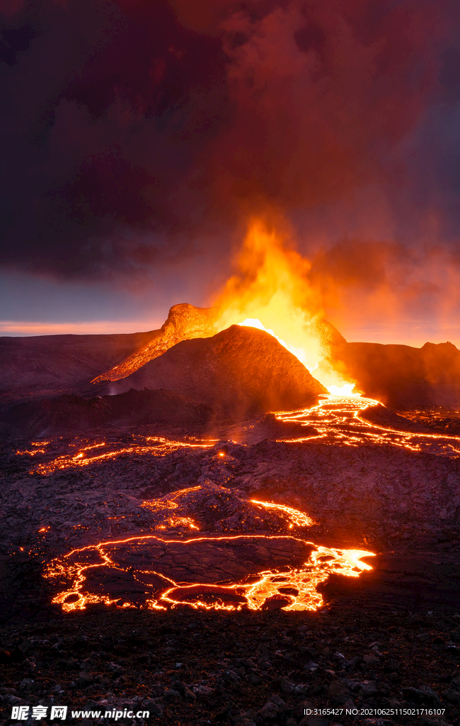 火山爆发