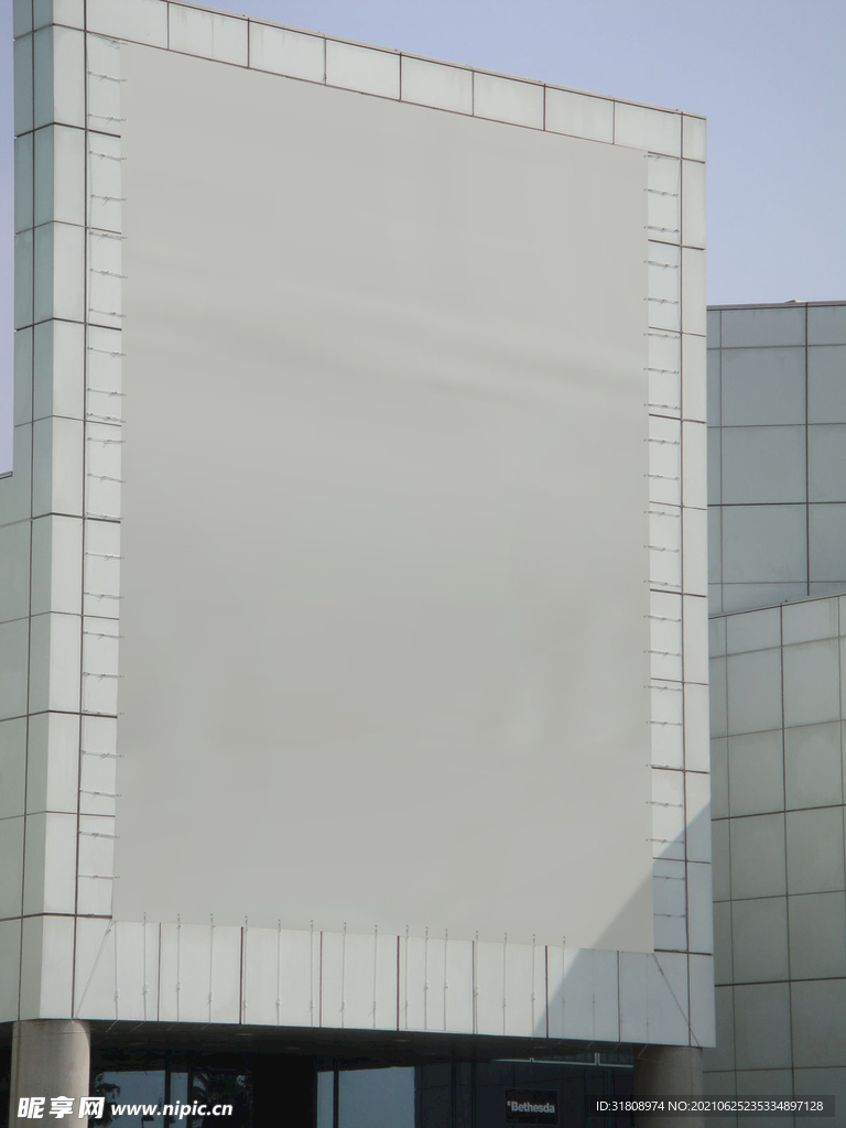 室外广告海报样机模板展示