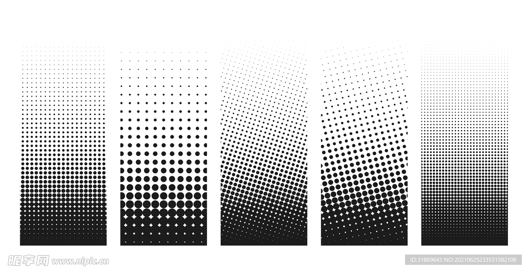 彩色半调 波点背景      