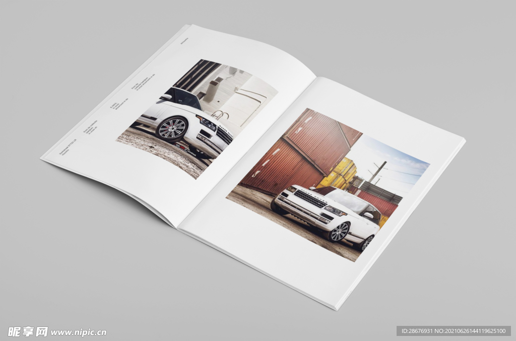 画册样机书籍展示封面内页贴图