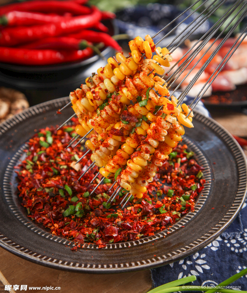 串烤玉米粒