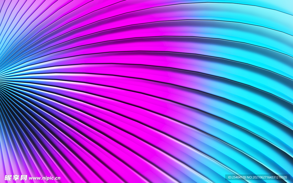 C4D炫彩几何场景模型