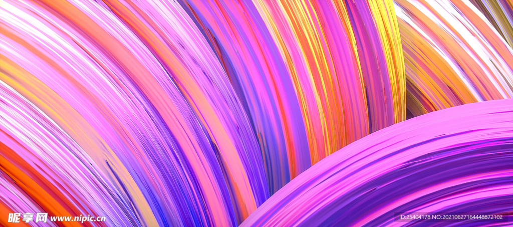 C4D炫彩几何场景模型