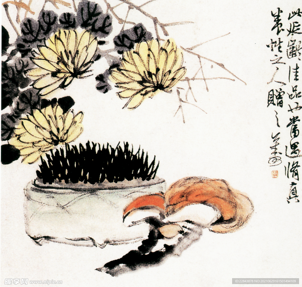   水墨画  