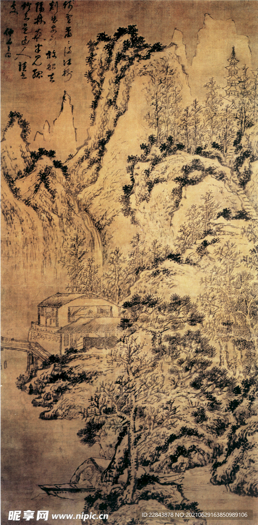 名家字画 古典字画  水墨画 