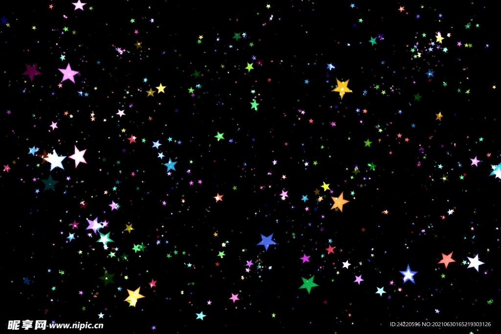 星星亮片背景
