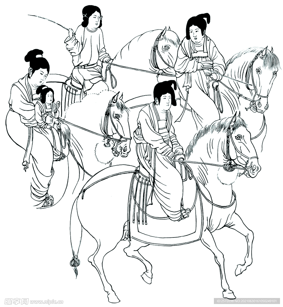 大唐仕女
