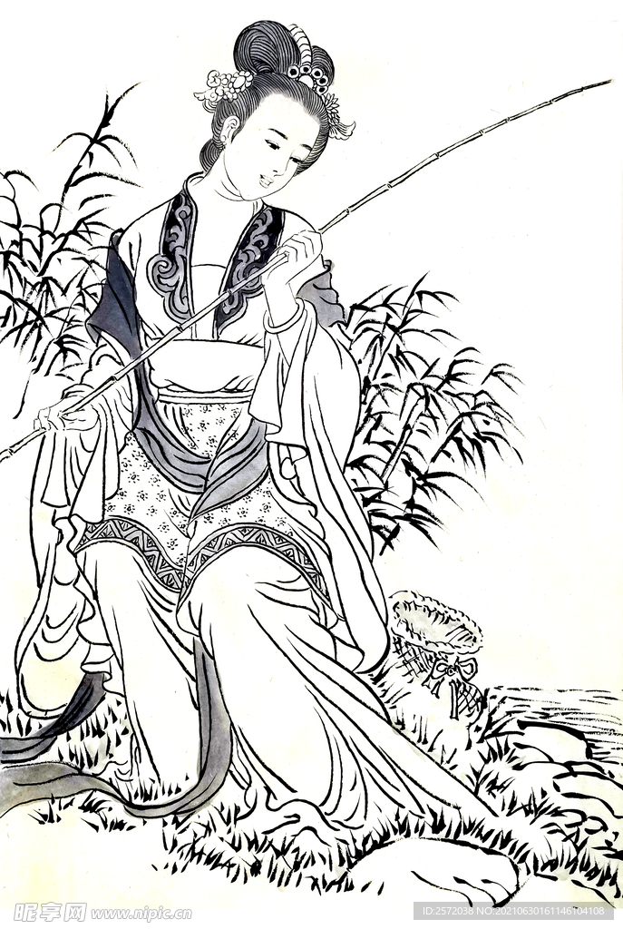 江滩仕女
