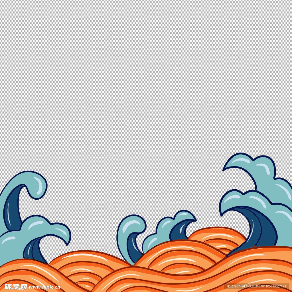 浪花元素           
