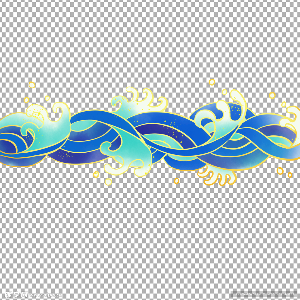 浪花元素           