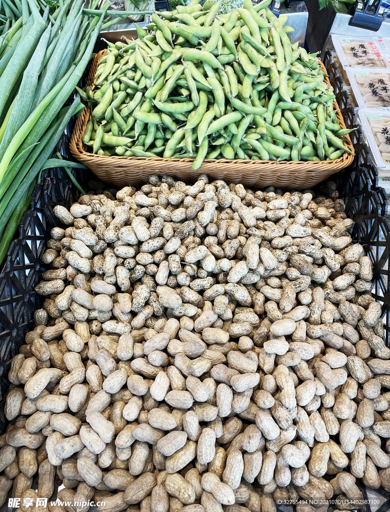 毛豆花生