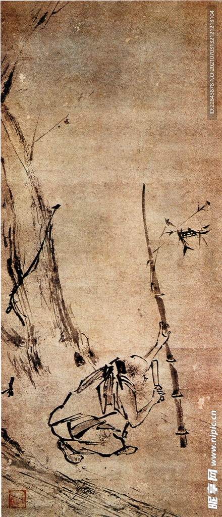 唐代彩绘  