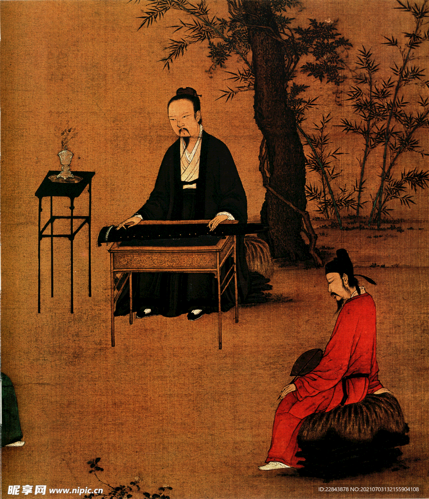 唐代彩绘 