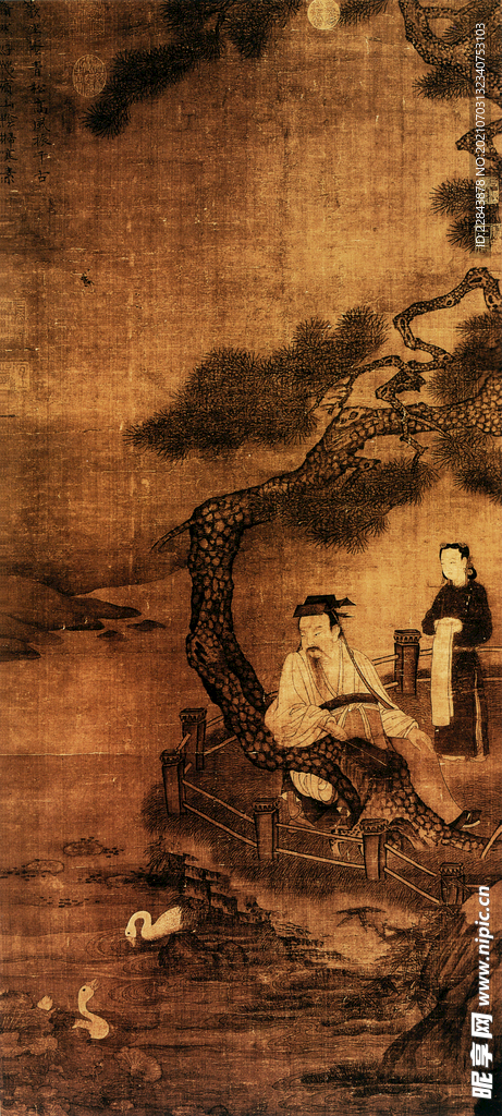 唐代彩绘 