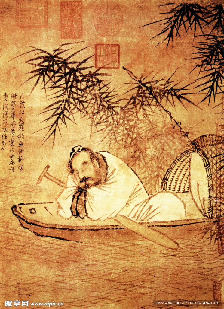 唐代彩绘 