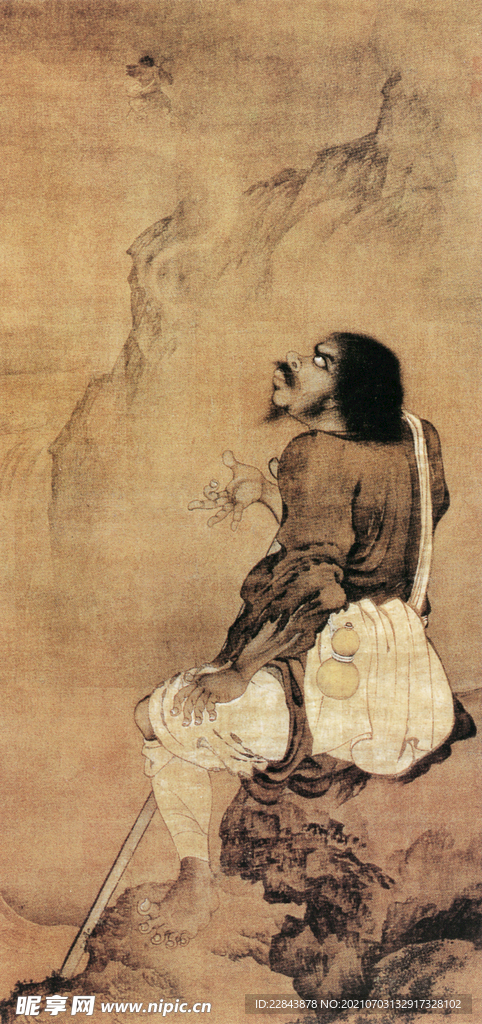 唐代彩绘 