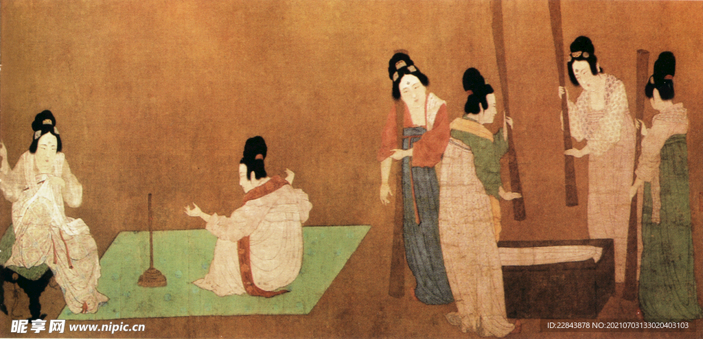 仕女图  