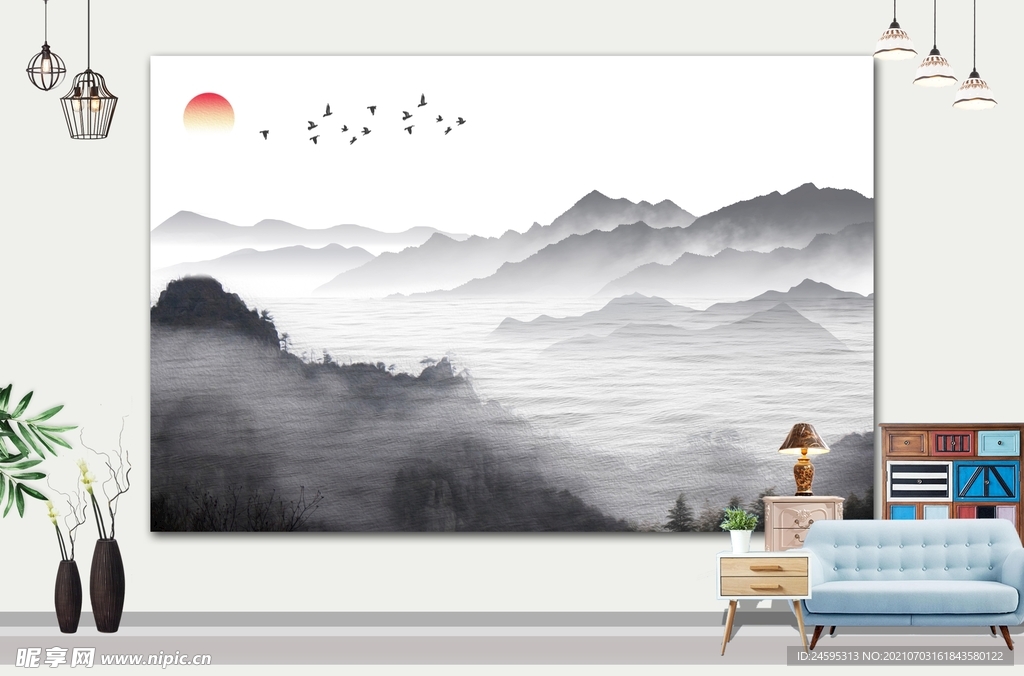 山水画 