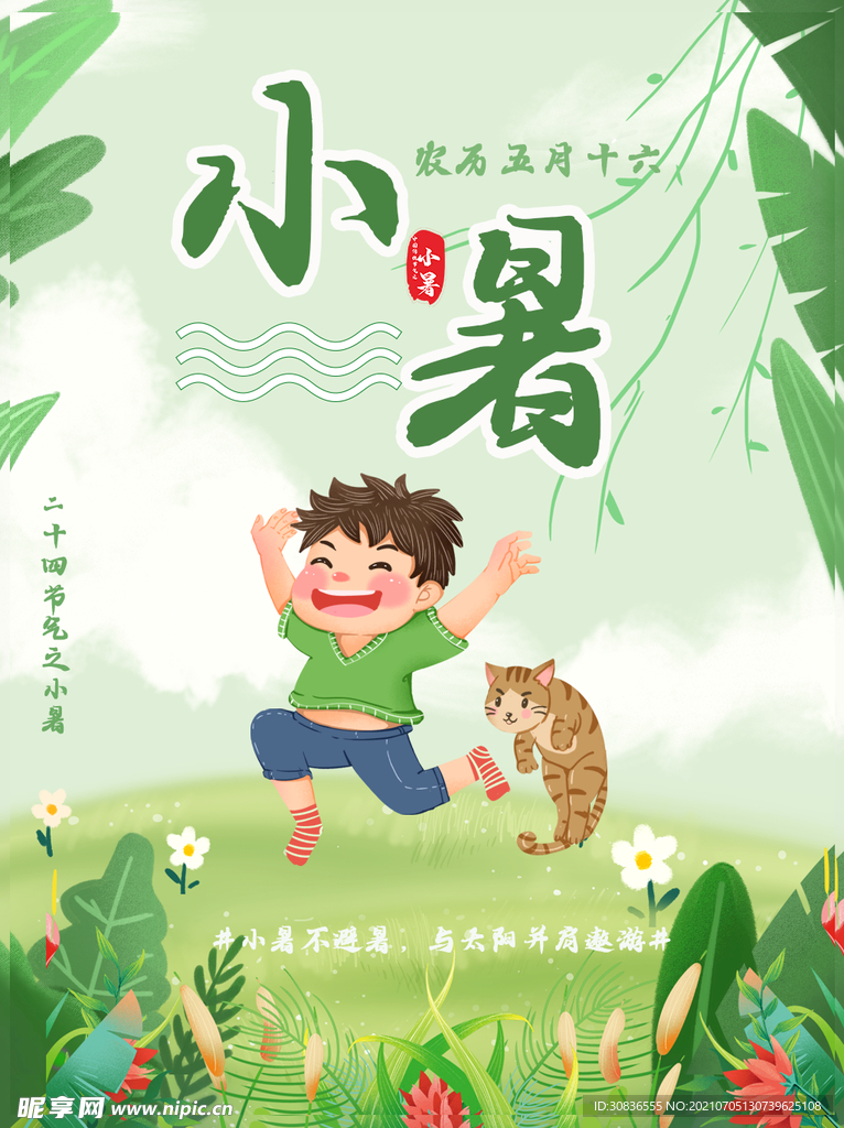 小暑海报