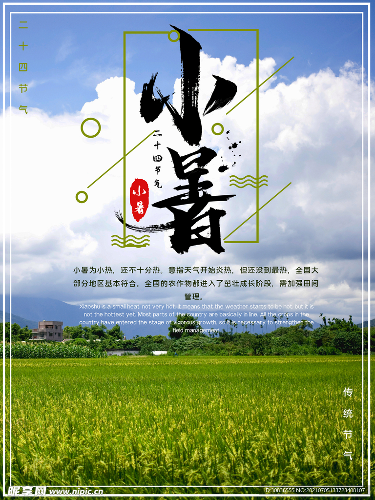 小暑海报