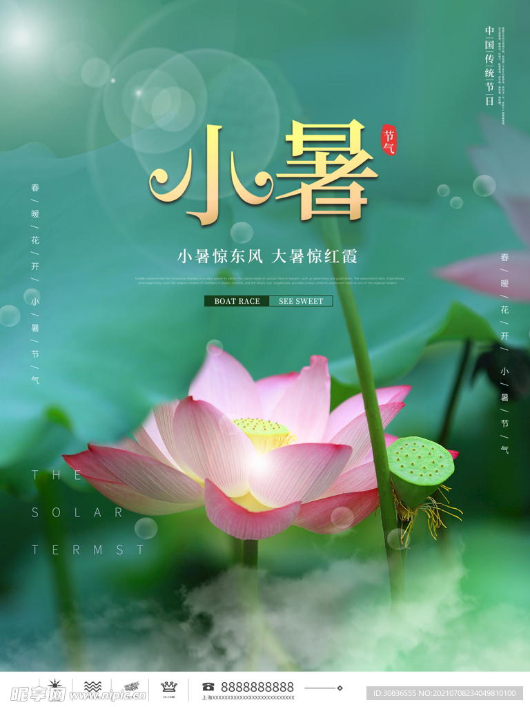 小暑海报 