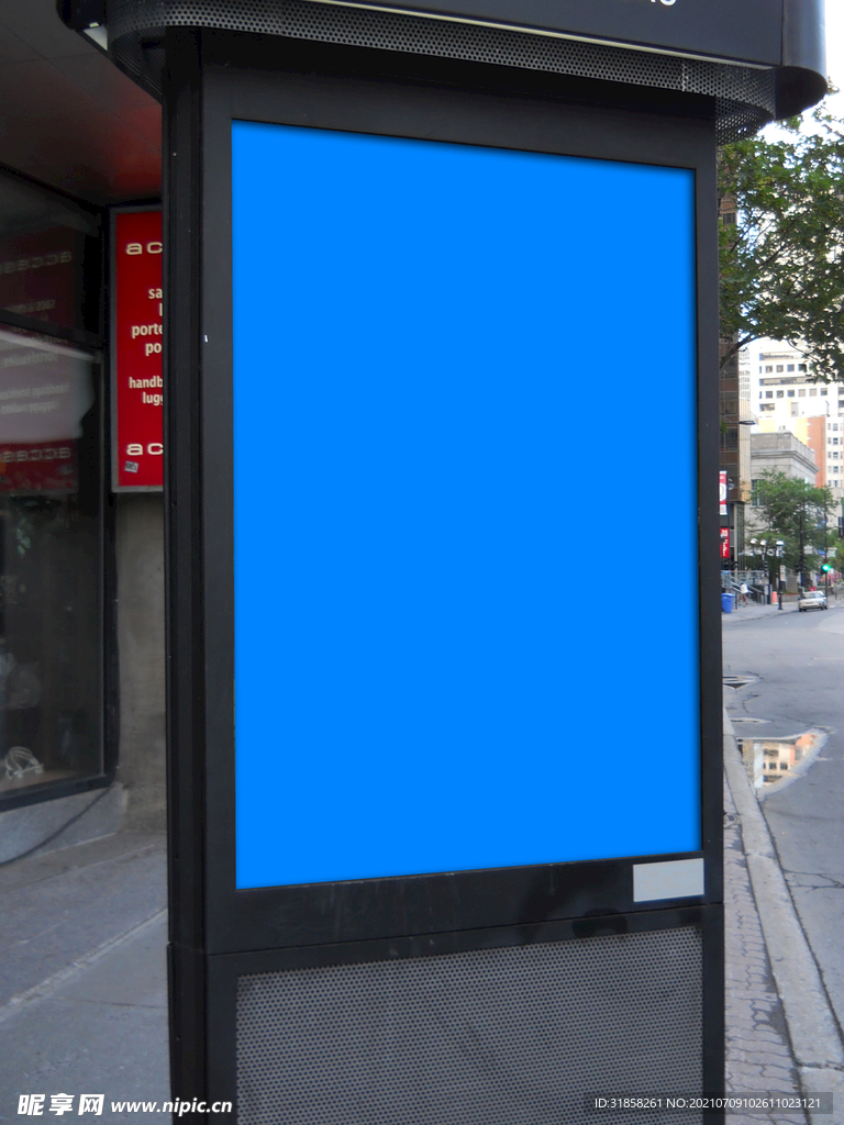 广告牌展示海报样机效果