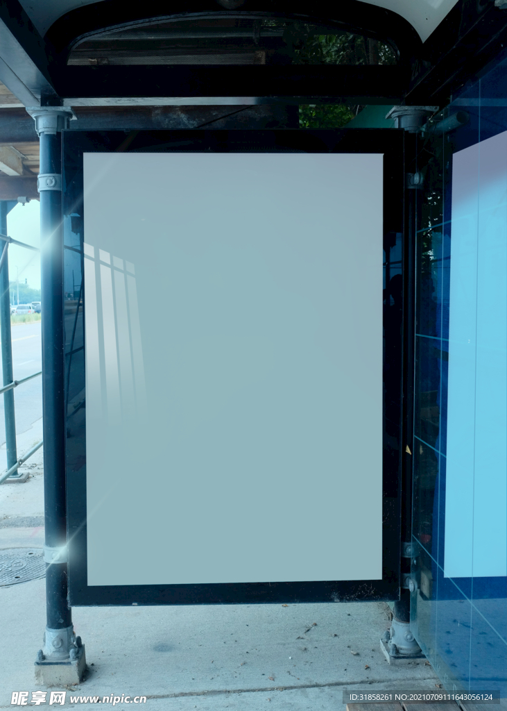 站牌海报广告牌样机效果展示