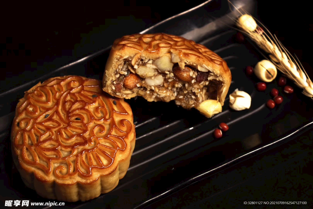 五仁月饼