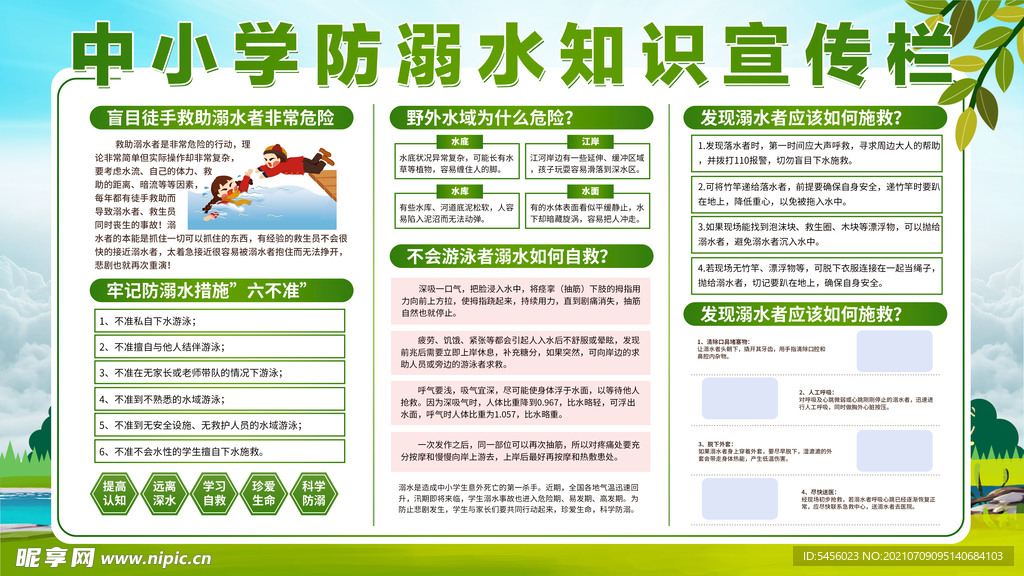 中小学防溺水教育