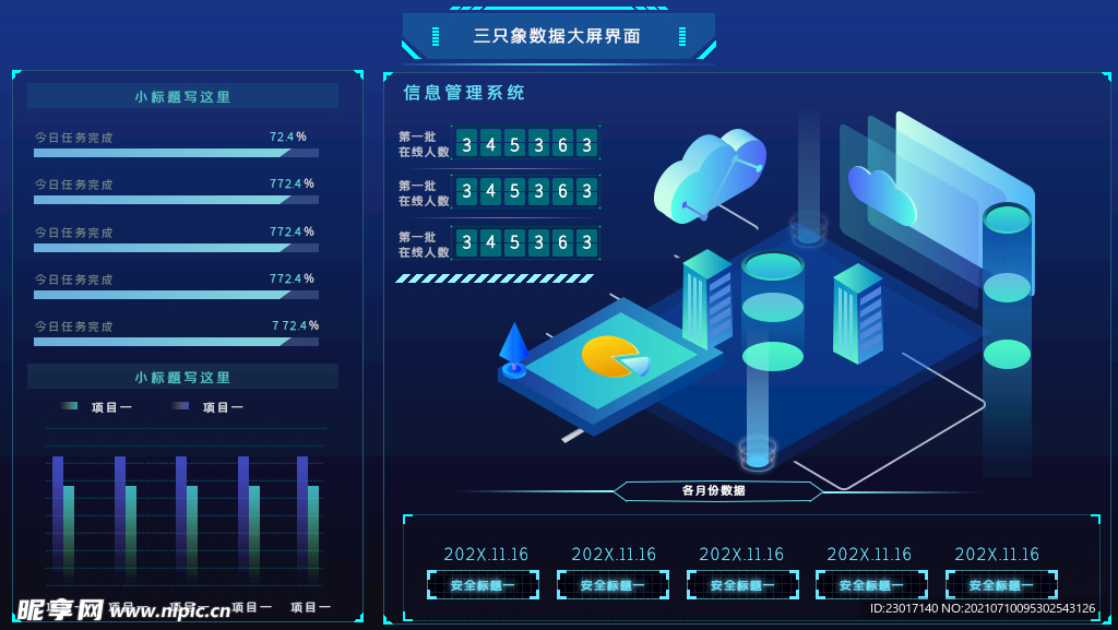 数据可视化UI 界面