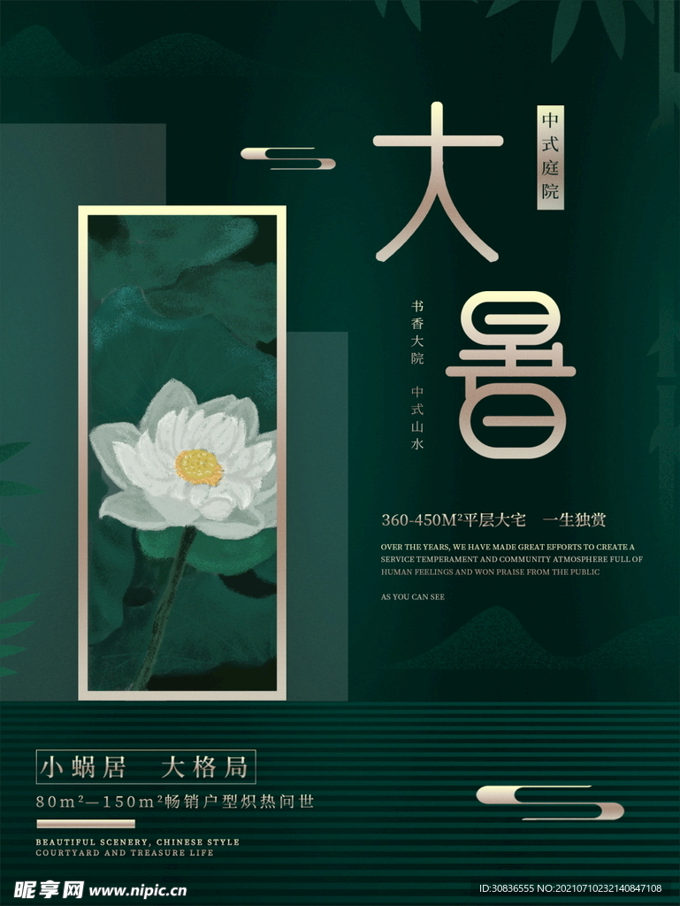 大暑海报 