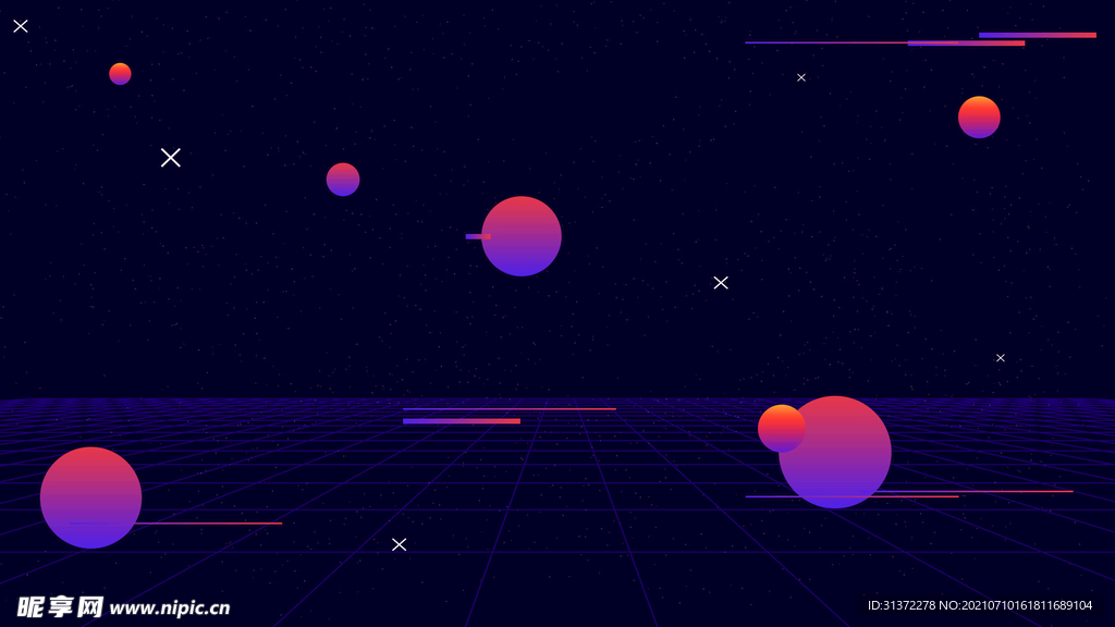 炫酷赛博朋克光效图片