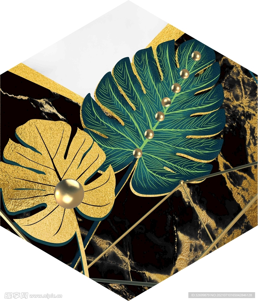 菱形装饰画