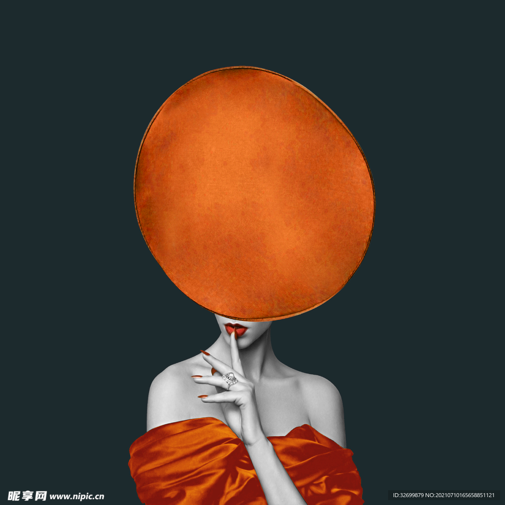 时尚女人装饰画