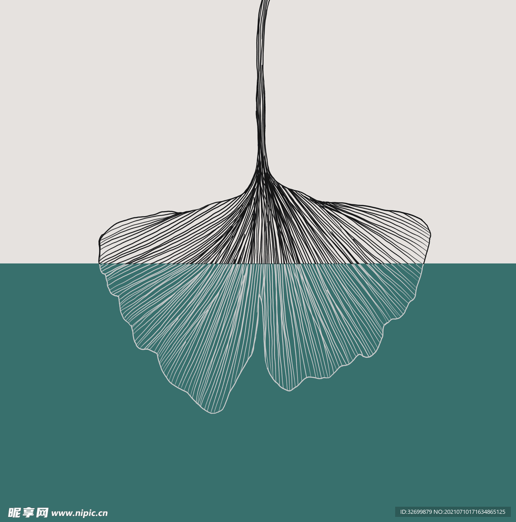 抽象几何装饰画