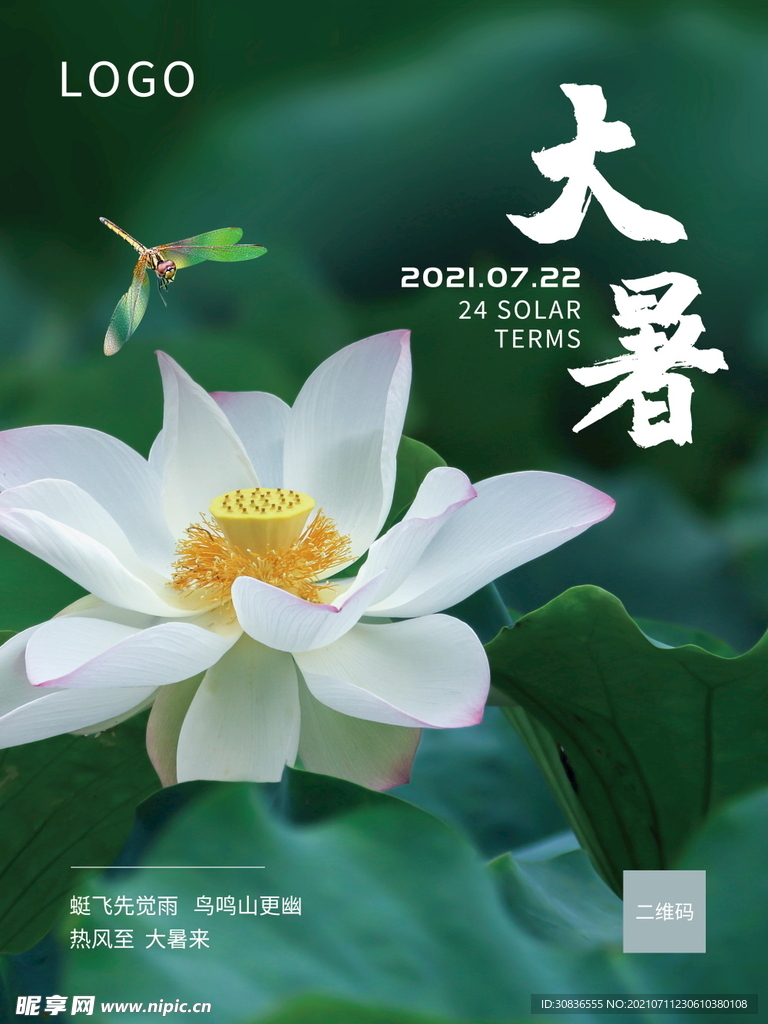 大暑海报 