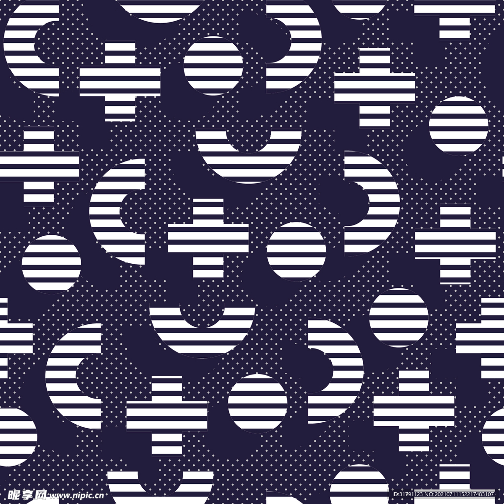 孟菲斯印花图案