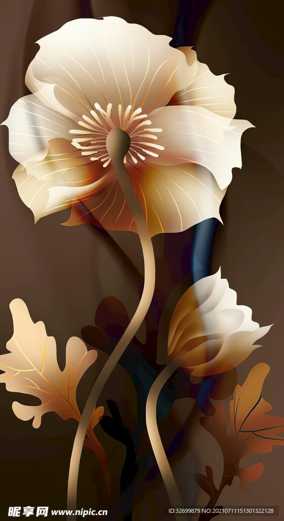 玄关花装饰画